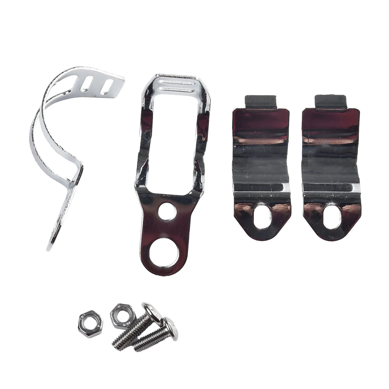 Motorcycle Front Fork Turn Signal Light Mount Bracket 2pc Adjustable 30 43mm Metal Bracket Compatible with Side Marker Lights