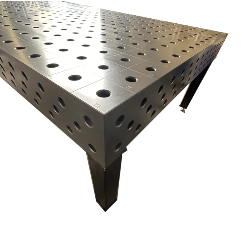 ตารางการเชื่อมเหล็ก 3 มิติตารางการเชื่อมแบบยืดหยุ่นโต๊ะจิ๊กสถานีบัดกรีจีน