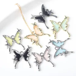 10pcs Alloy Drip Oil Butterfly Shape Stars Charms Pendant Handmade DIY Earrings Necklace Bracelet Jewelry Making Accessories