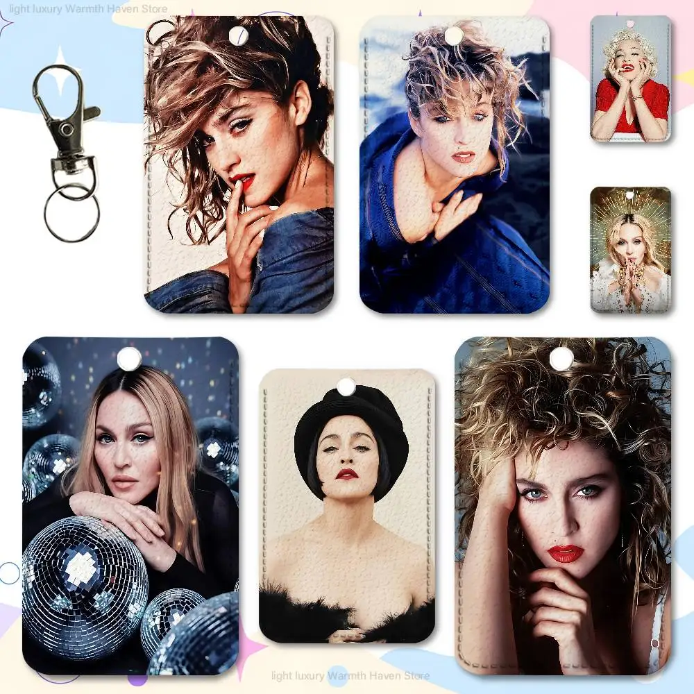 

Singer M-Madonnas-S Custom Access Card Case Leather Card Holder Transportation Card Case Gifts
