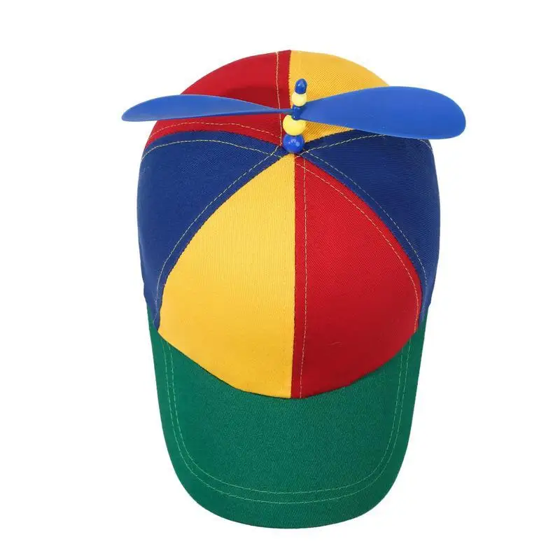 Neue Frühlings- und Herbst-Bambus-Libellen-Propeller-Baseballkappe im modischen Color-Block-Design – Outdoor-Sonnenschutzhut – Detail 5