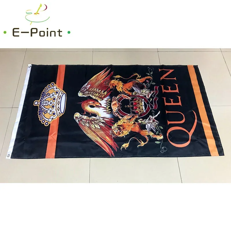 Queen Band Rock Flag 3ft*5ft (90*150cm) Size Christmas Decorations for Home Flag Banner Gifts