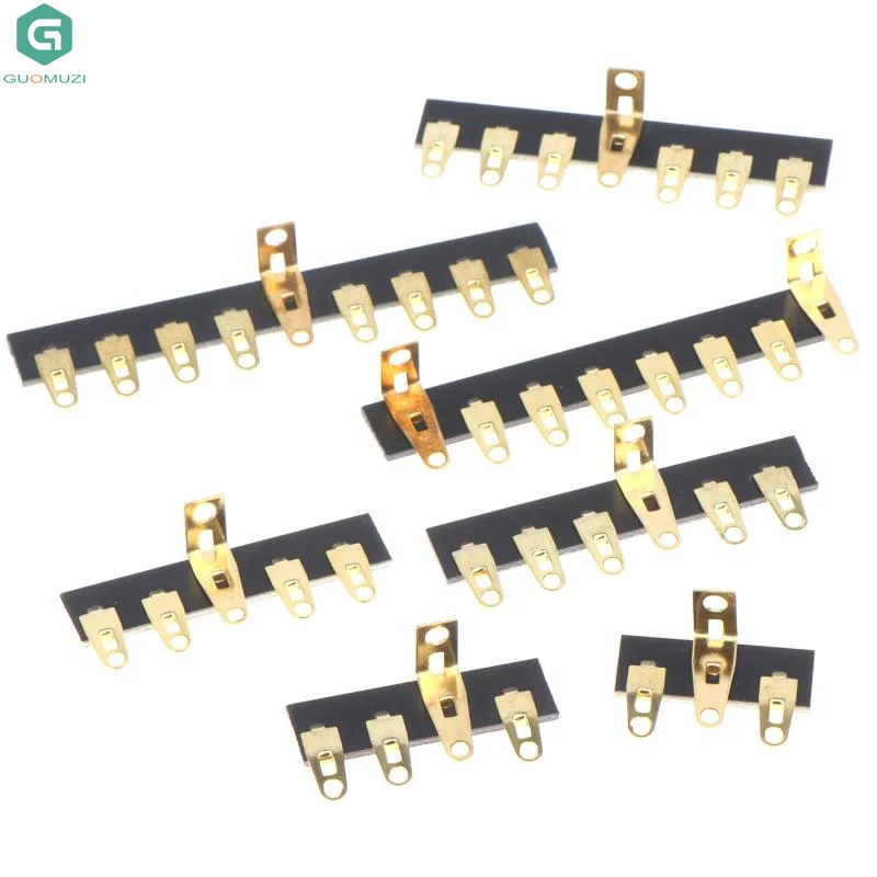 1 PCS Ampmart 3-10Pins Tag Strip Gold Pins Plated Audio Strip Tag Board ,For Guitar Amplifiers HIFI DIY Terminal Block