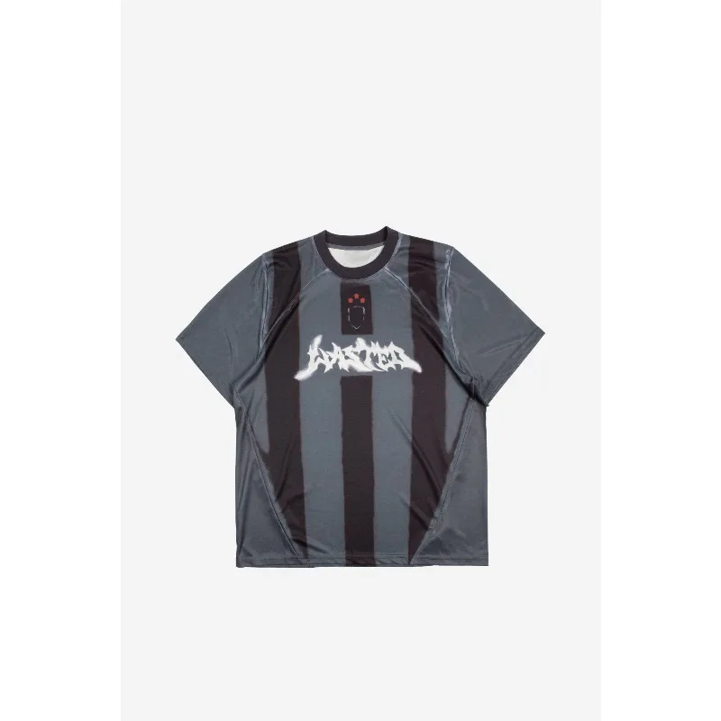 Maillot De Football Spray – WASTED PARIS, Camiseta con estampado digital 3D, camiseta deportiva informal transpirable de manga corta
