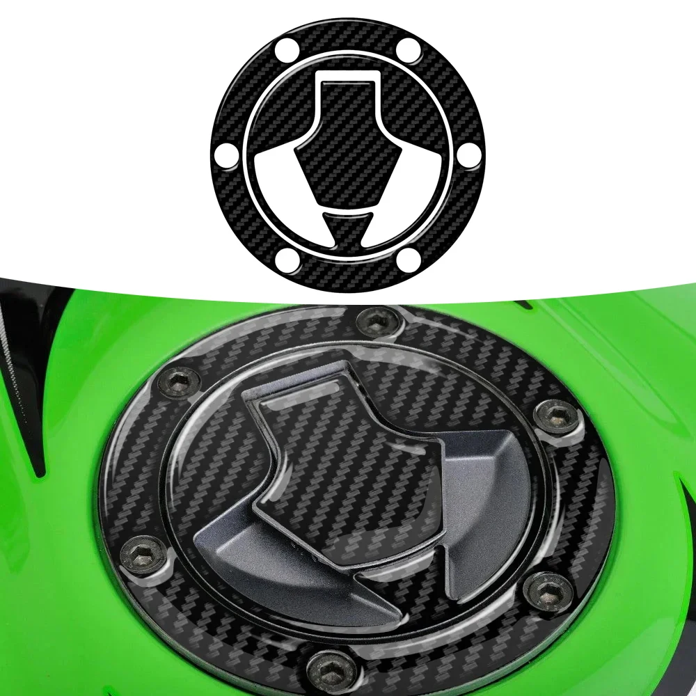 

Для Kawasaki ZX-25R ZX300 2018-2024 и NINJA 250/300/Z300 крышка топливного бака мотоцикла, прозрачные или внешние наклейки из углеродного волокна