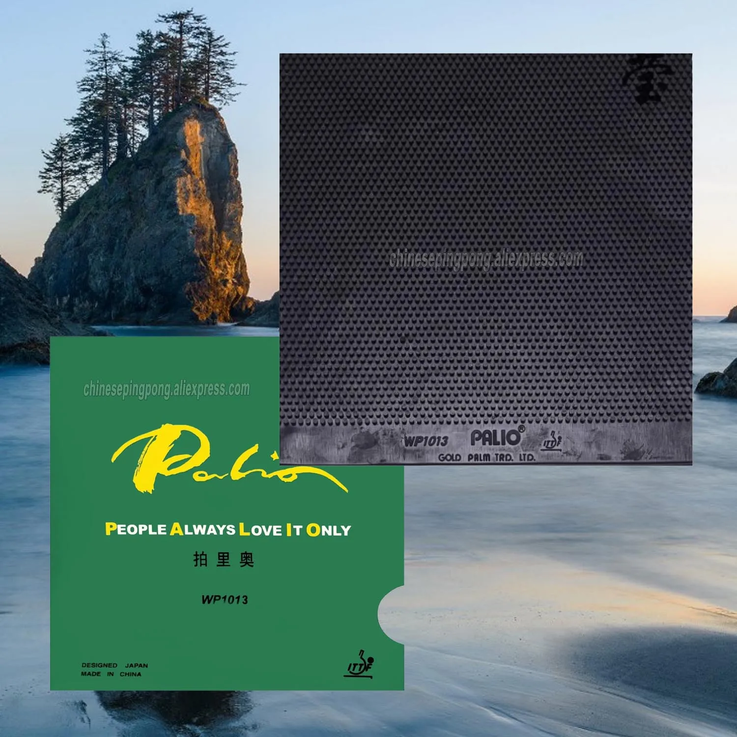 

Palio WP1013 OX table tennis rubber without sponge single-side glue long pimples rubber WP 1013