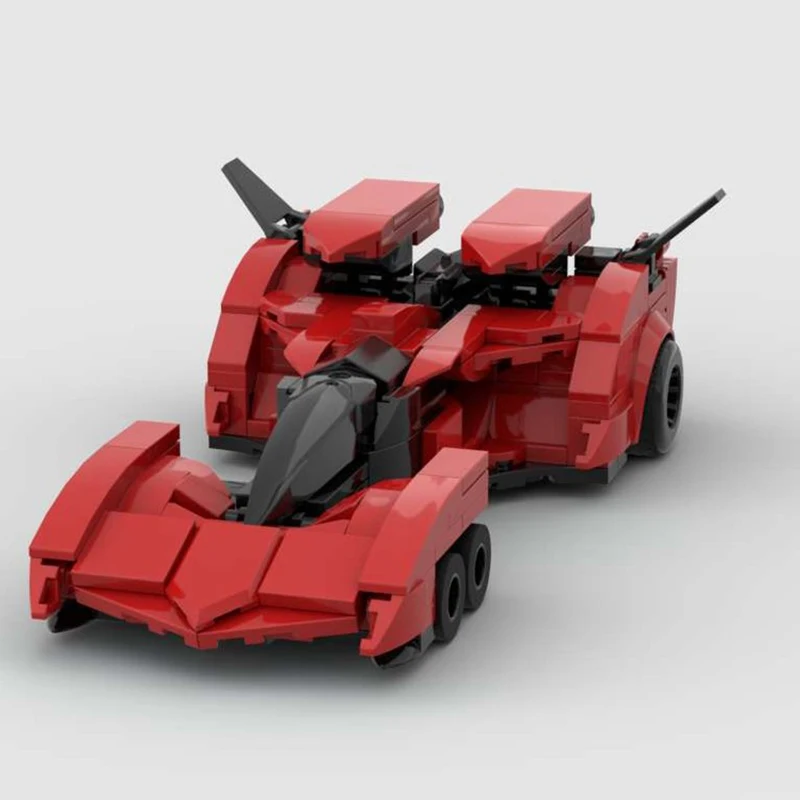 281 قطعة MOC CYBER FORMULA 001 اللبنات هدية الكريسماس لعبة لتطوير الصبر والتركيز