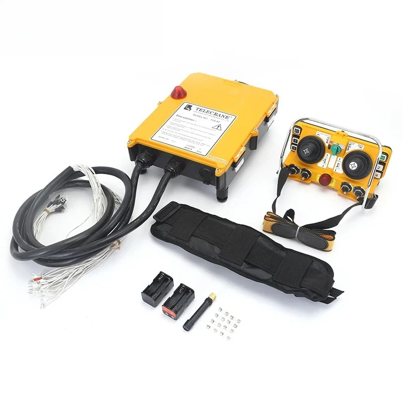 F24-60 Waterproof Industrial Wireless Remote Control Hydraulic Joystick for Bridge Crane Electric Hoist AC/DC 24V