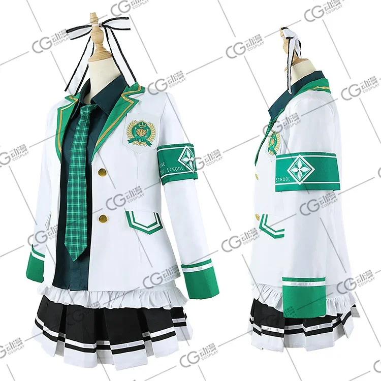 COFUN NIJISANJI Vtuber Todo Kohaku Cosplay Costume Halloween Role Play JK Uniform Dresses Outfit Women Men Suit Game