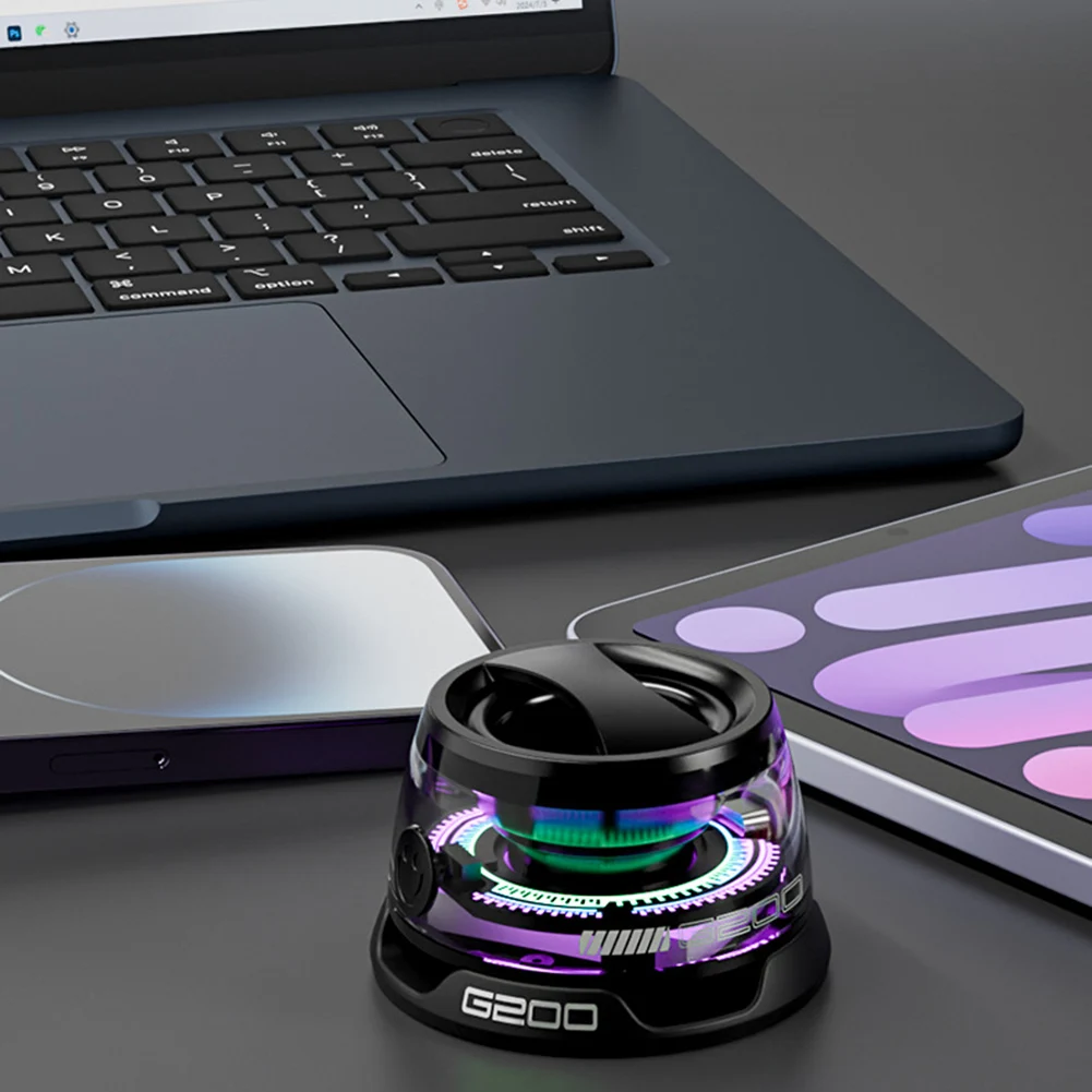 Магнитный Bluetooth-совместимый динамик с длительным сроком службы батареи Мини-карманный динамик для внутреннего и наружного использования