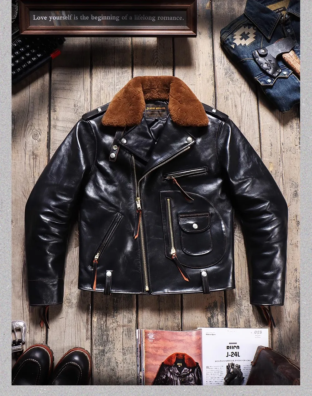ジャケット・アウター chaisy style Eco leather jacket Why the Jiashi MFG Co Leather Jacket Is My Go-To Ride-Ready Coat