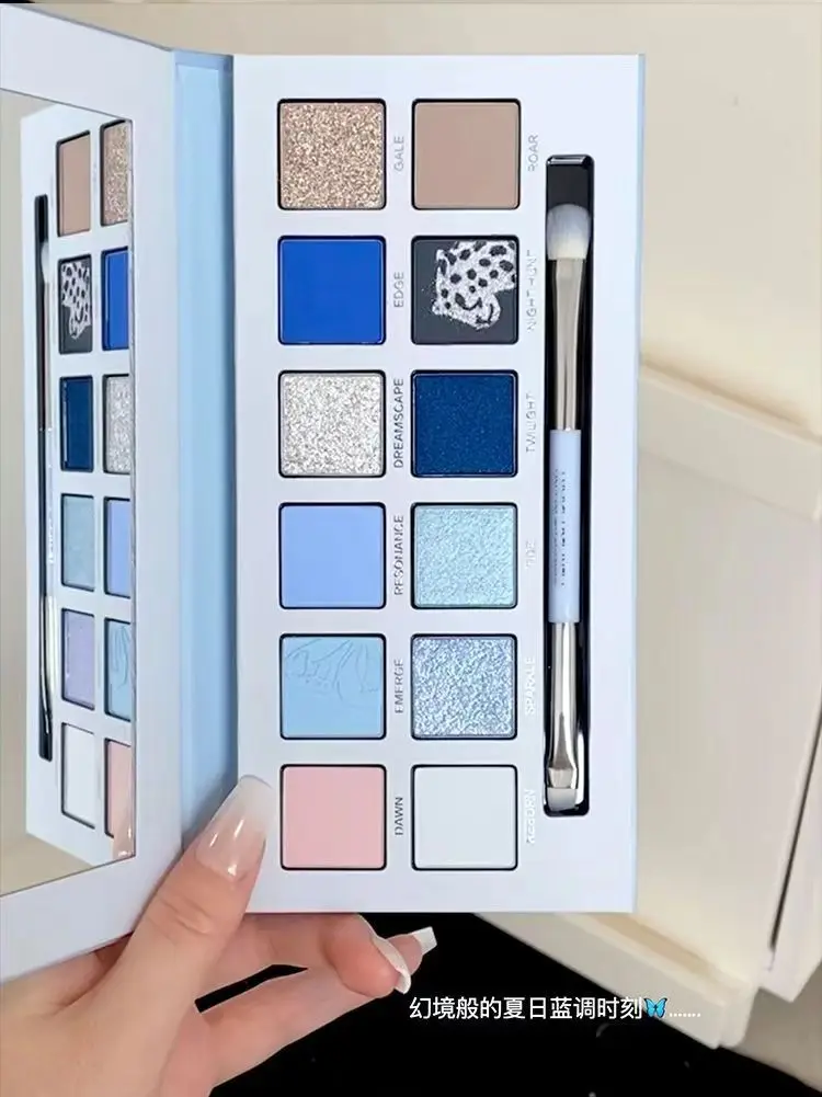 パーフェクトダイアリー 12 色アイシャドウパレットアースカラーマットパールアイシャドウハイライトメイクアップ