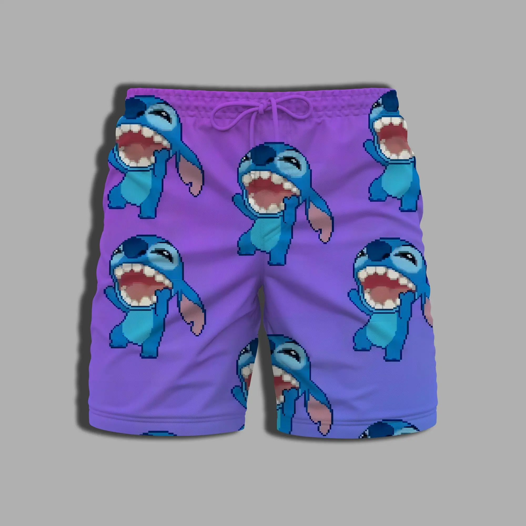 Pantalones cortos de baño para hombre, Bañador con estampado de Disney, ropa de playa, gimnasio, Verano