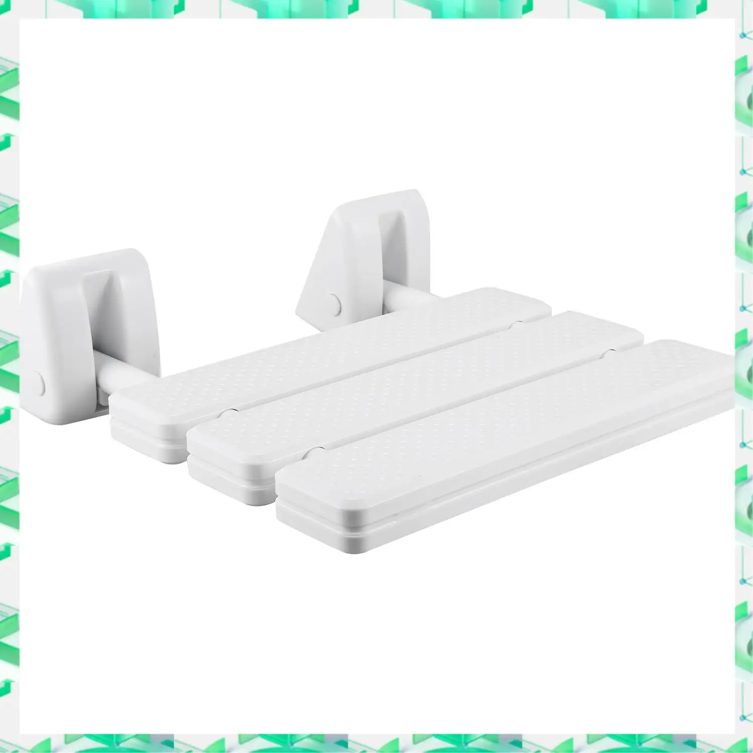 

FIZP Wall Mounted Shower Seat Bathroom Shower Folding Seat Folding Beach Bath Shower Stool Toilet Shower Chair