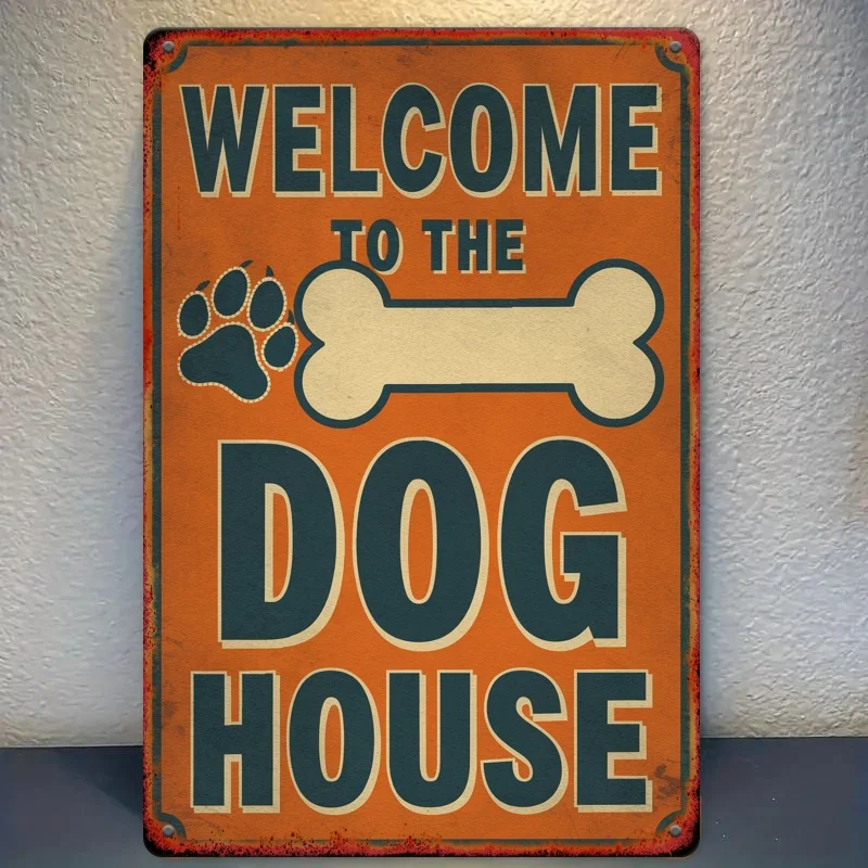 1 Vintage-Style  Square Metal Sign 