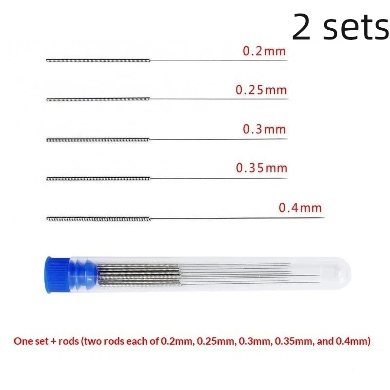 20Pcs Portable Car Jet Nozzle Cleaning Kit Multi-scene Use for Gas Stove Shower Head Small Hole Unclog