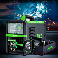 AIXZ 200A 5 in 1 Aluminum Welding Machine AC DC HF TIG Welder Pulse IGBT Inverter ARC Force 2T 4T Multifunction Welders AIT200P