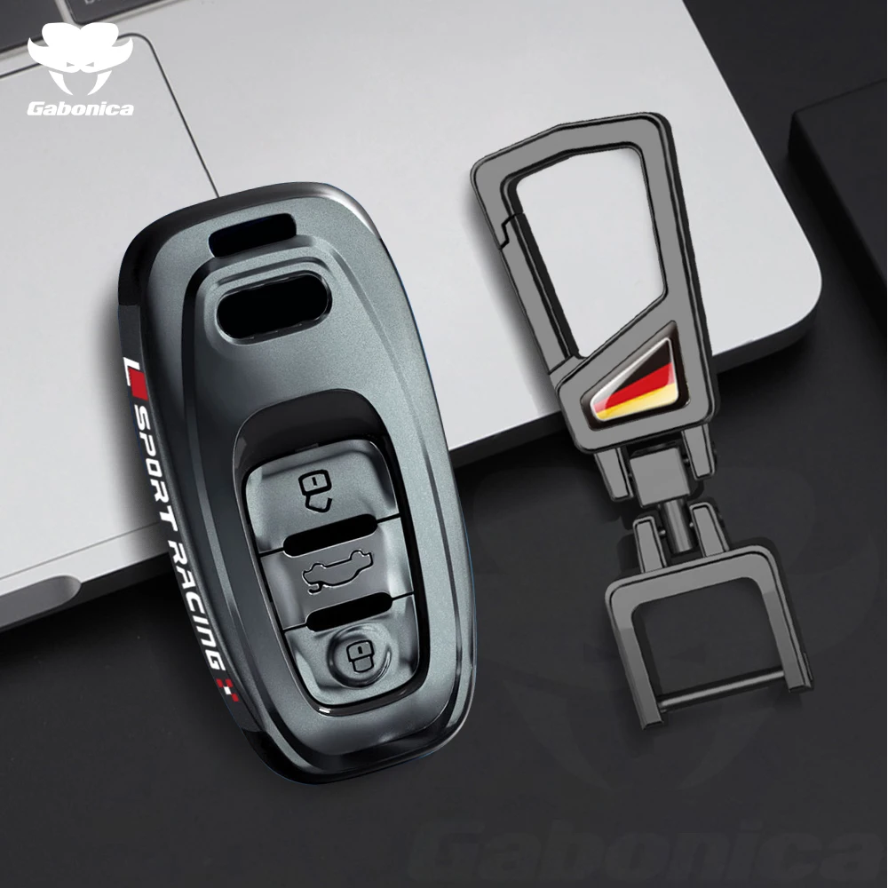 PC Car Remote Smart Key Cover Case Shell for Audi Sport Quattro Allroad A1 A3 8V A4 A5 A6 C7 A7 A8 Q3 Q5 Q7 Holder Accessories