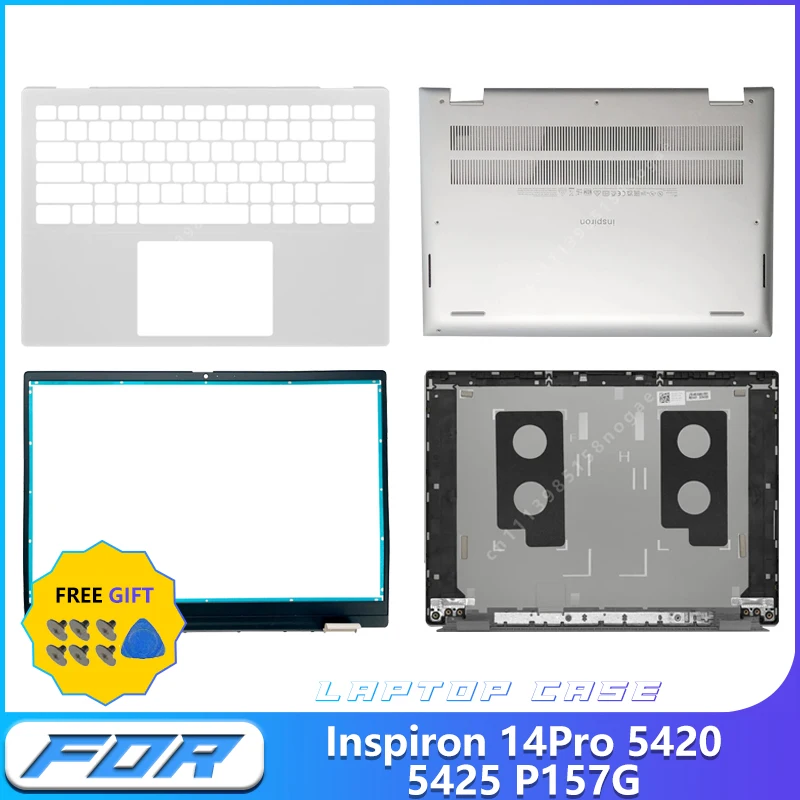 Laptop LCD Bezel &LCD Back Cover &Base Cover- Upper Case &For Inspiron 14Pro 5420 5425 P157G Replacement