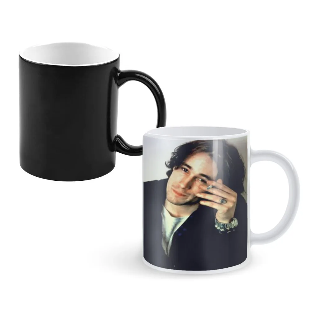 Retro Jeff Buckley Pop Singer Newest Design Coffee Mugs Heat Color Changing Milk Tea Cup Colorcup For Birthday Gifts