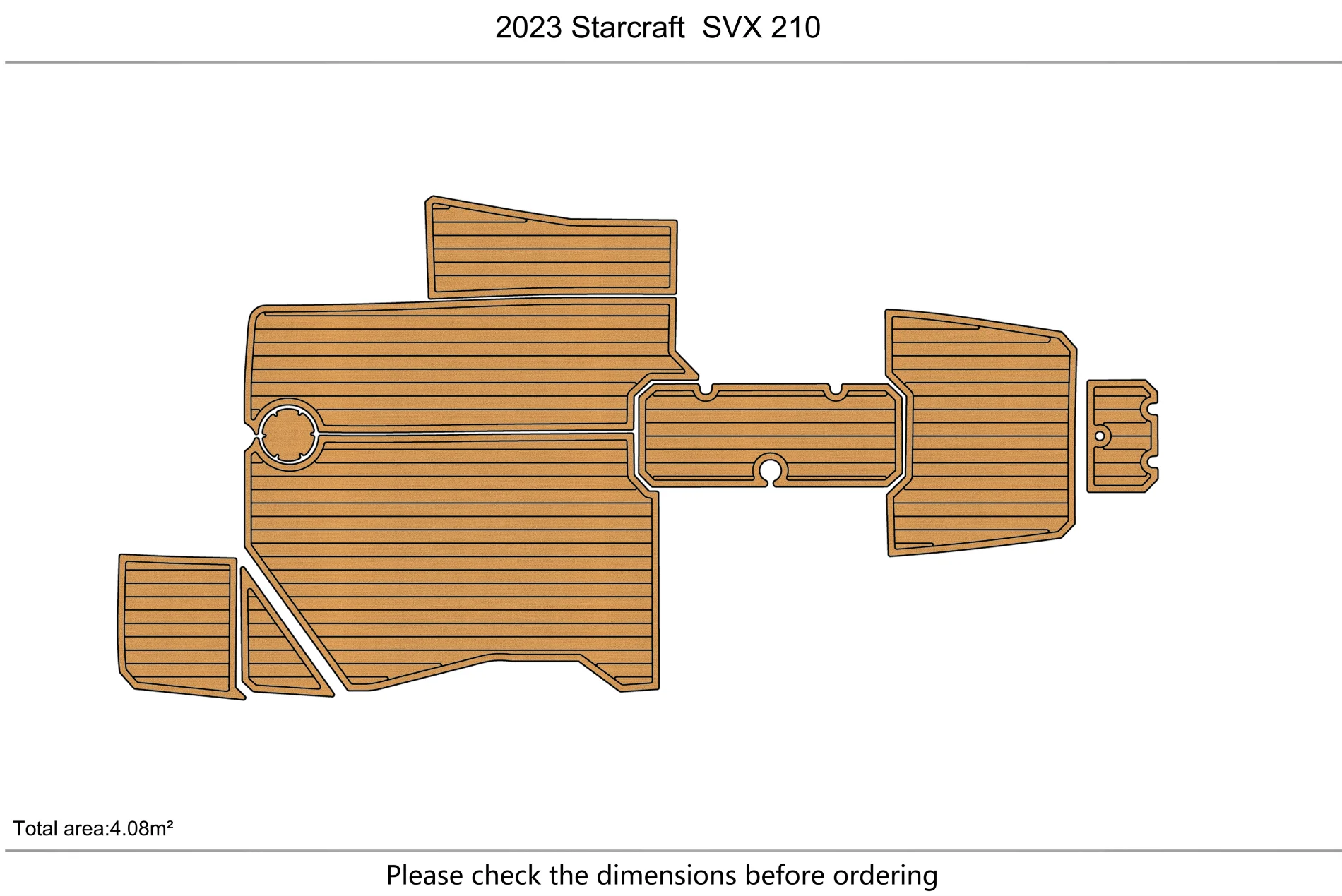 2023 Starcraft  SVX 210 Cockpit swimming platform 1/4