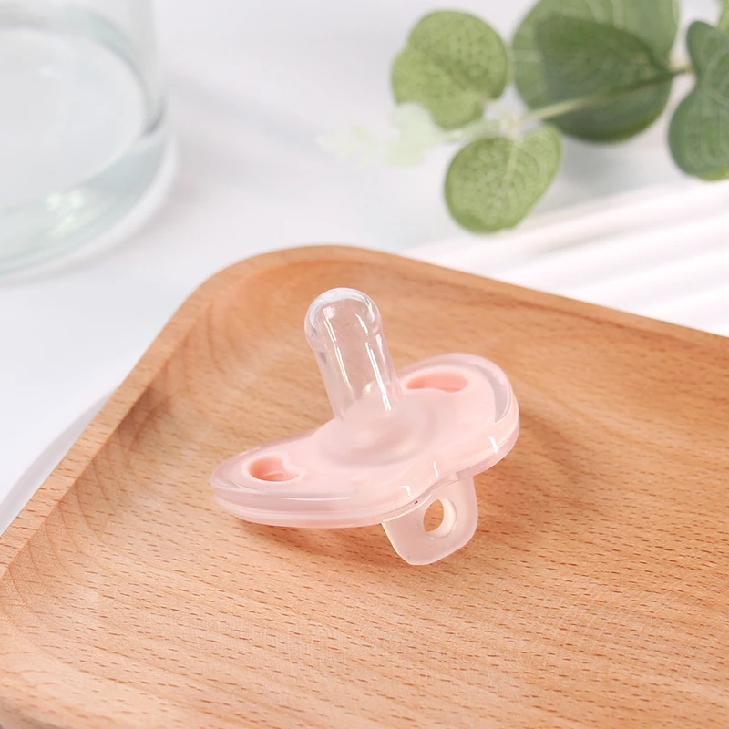 1 Pcs Baby Pacifier For Daily Round Head Design Breathable Design Multicolor Apple Shape Baby Reborn Silicone Baby Accessories