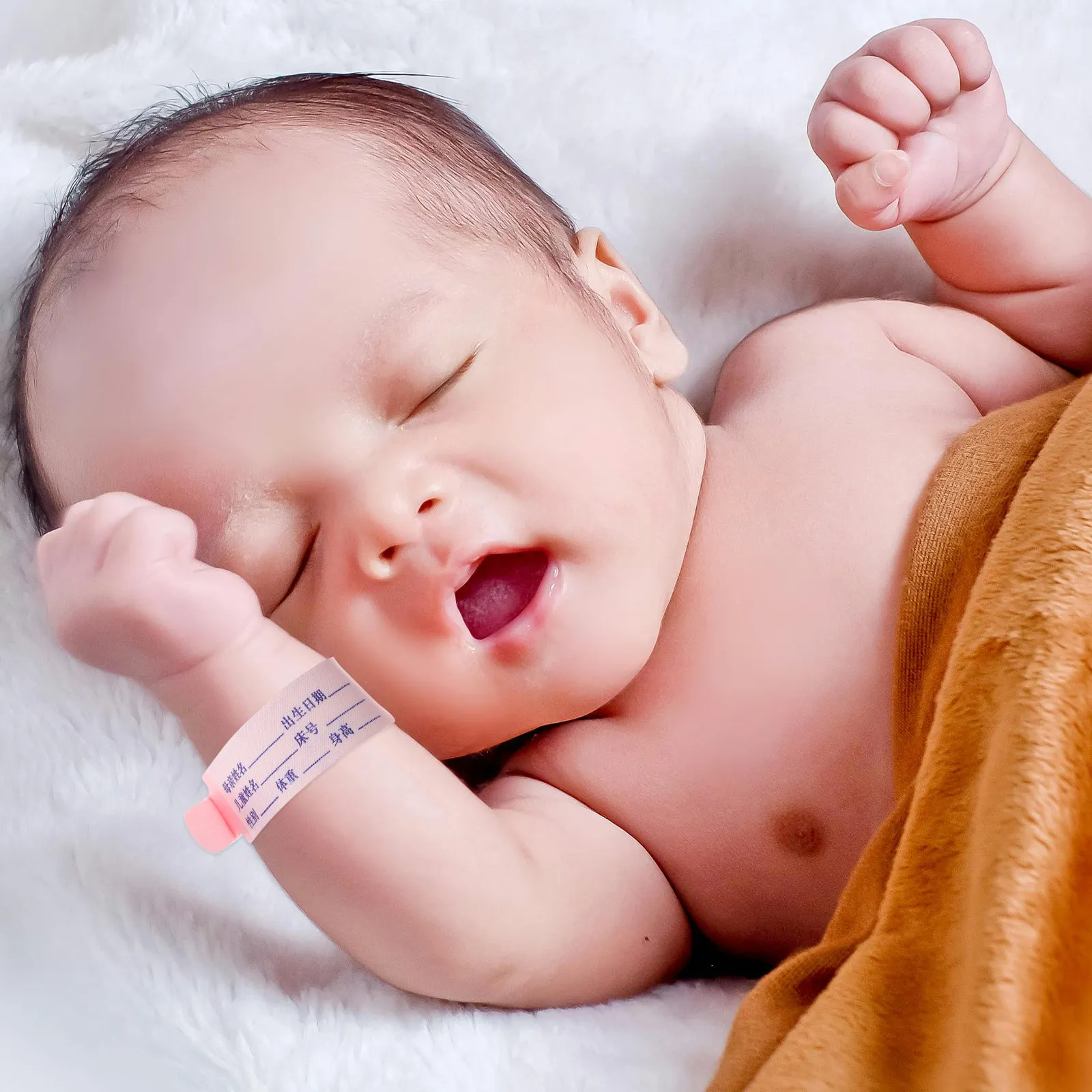 

100Pcs Comfortable Band Baby Medical Identification Wristband Patient Recognition Hospital Supply Id Wristband