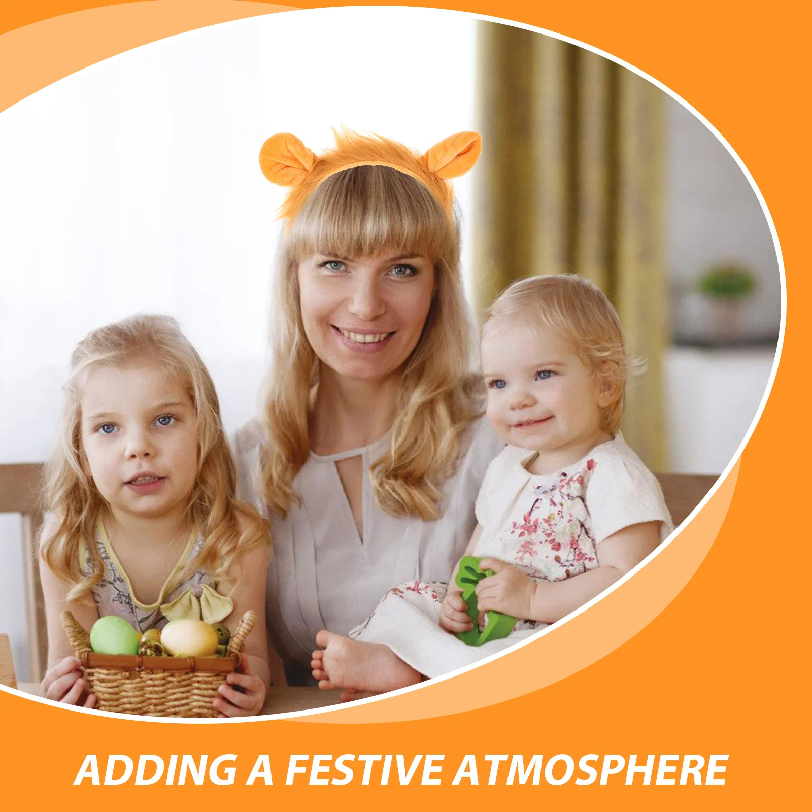 1 set set di costumi con fascia per orecchie di leone set di accessori per leone pasquale guanti da coda set di costumi per animali cosplay per bambini adulti