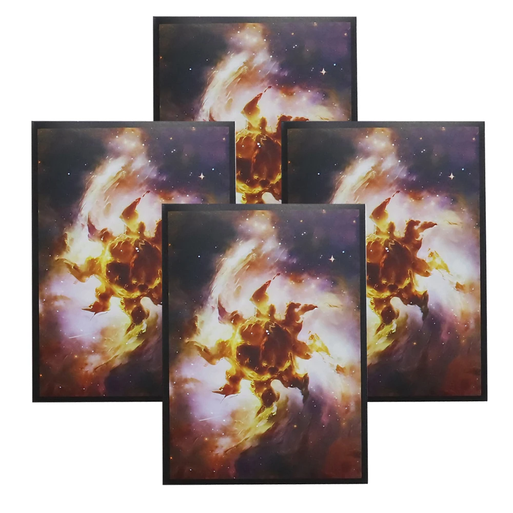 60PCS Plains Card Sleeves No Foil Trading Card Protector Shield Outer Cover Magic 67x92mm Premium Card Sleeve For the fans