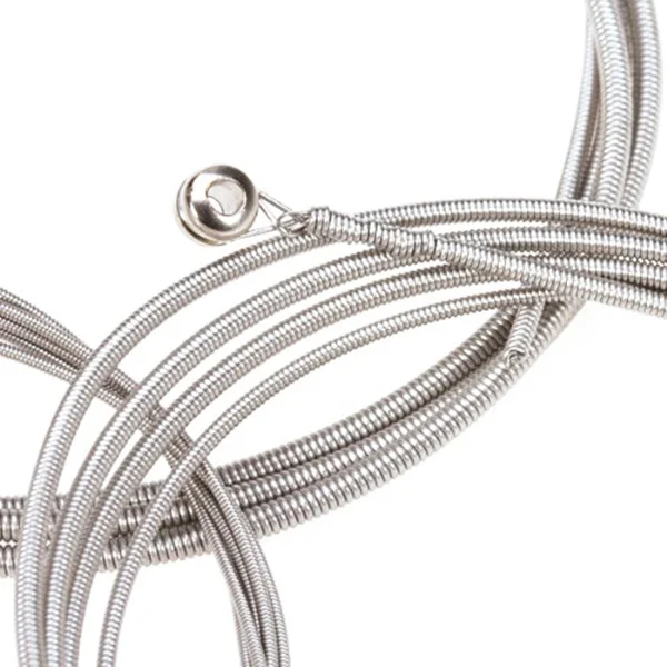 

4Pcs Silver Steel Strings for 4 String Bass Guitar Replacement Pack Guitar Starter Bass Strings Set for Beginners
