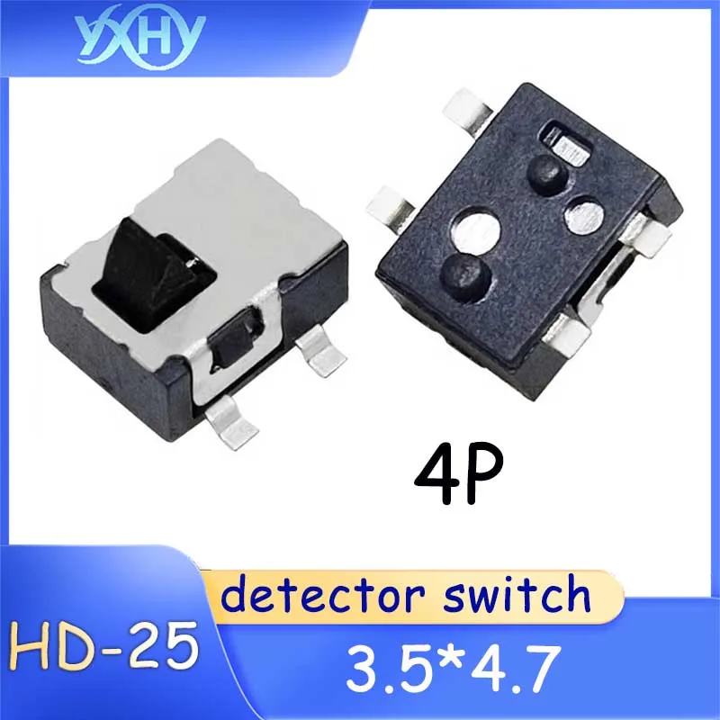 3.5*4.7 Detection Switch Micro Reset Button Tortoise-shaped Limit Switch HD-25 Water Replenisher Switch Pin 4