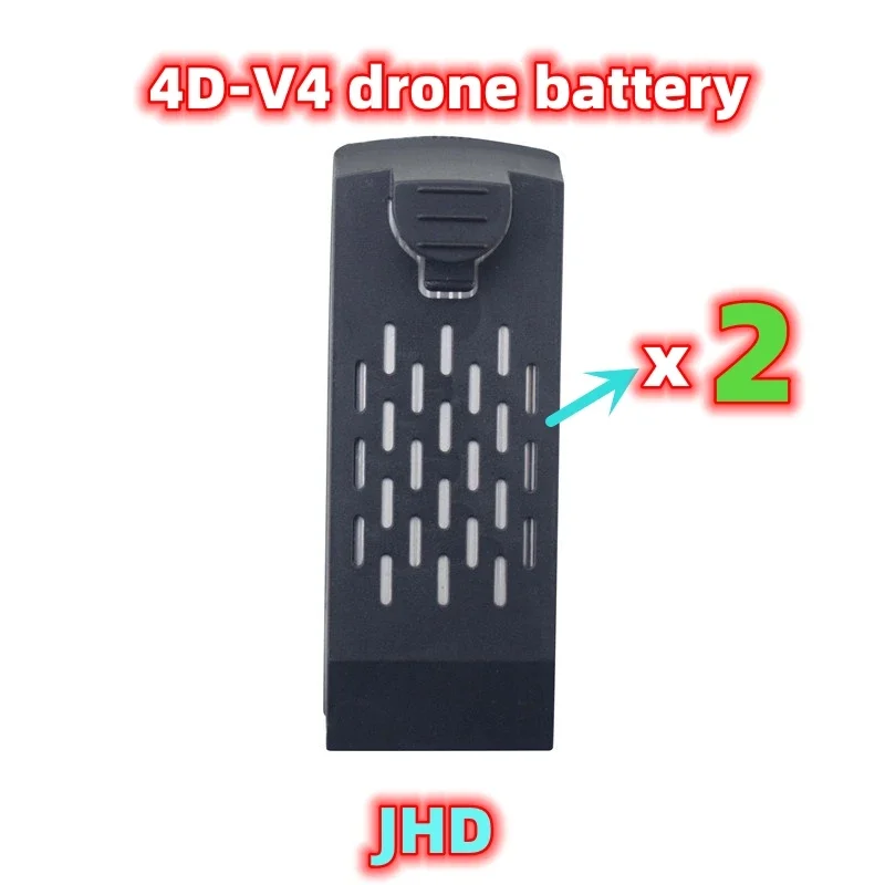 JHD 배터리, 정품 4D-V4 드론 배터리, RC 쿼드콥터 V4 교체 배터리, 도매, 4DRC V4 배터리, 3.7V, 1200MAh