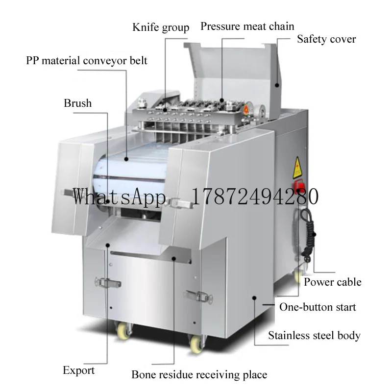 

Коммерческий резак для кубиков замороженной курицы, машина для резки больших мясных кубиков, машина для резки мясных кубиков на продажу