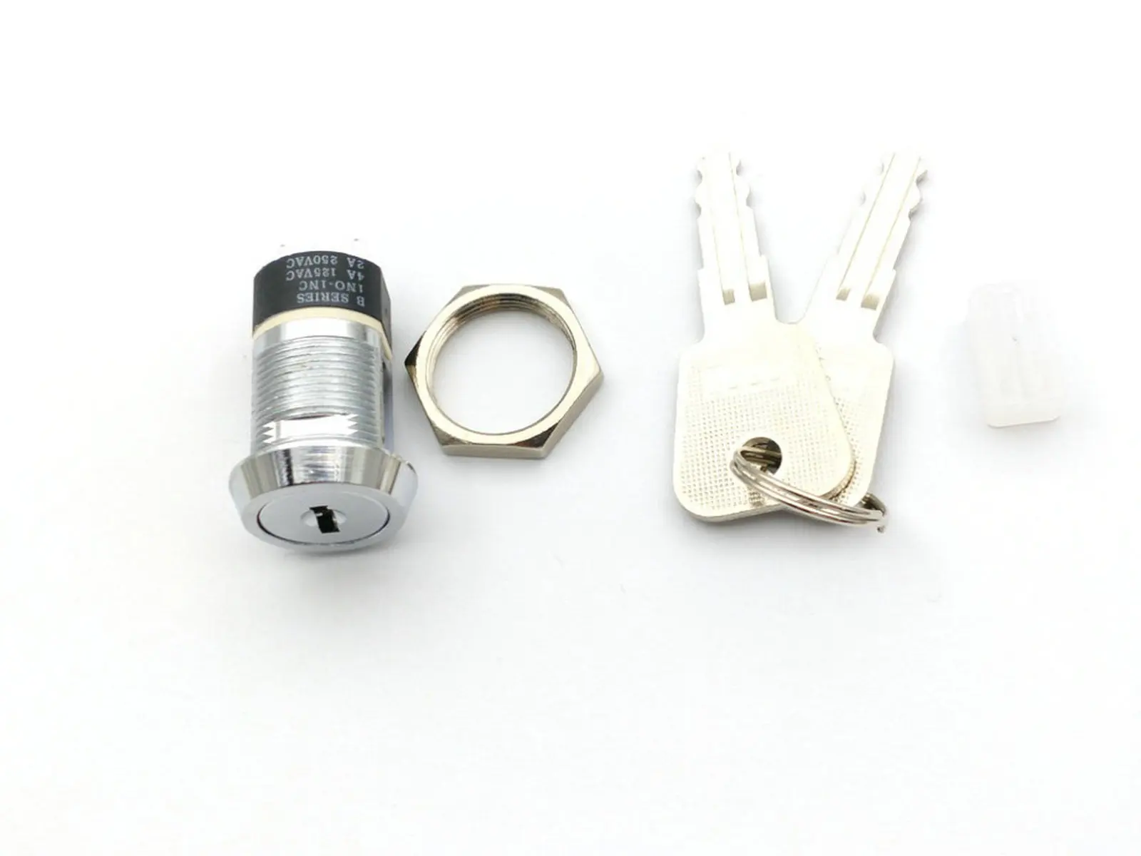 1PCS Key K2801 1NO-1NC Switch ON/OFF Lock Switch