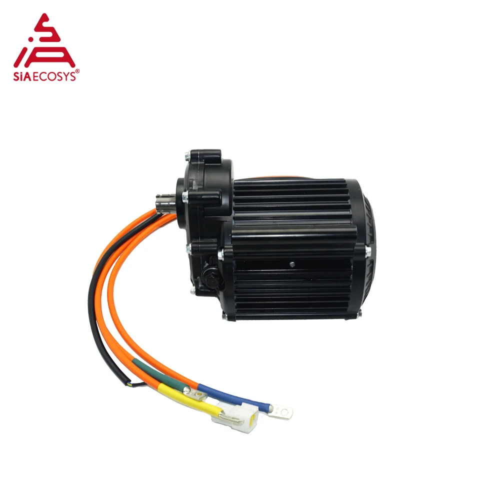 QSMotor 120 60H 2000W V3 72V Mid Drive Motor with Gearbox for Electric Motorcycle