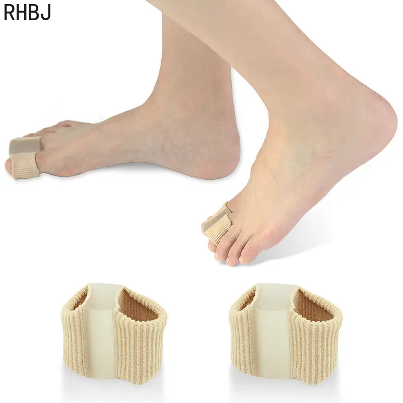 RHBJ 1Pcs Silicone Toe Spreader Finger Separator Bunion Valgus Corrector Thumb Correction Straightener Foot Care Orthopedic