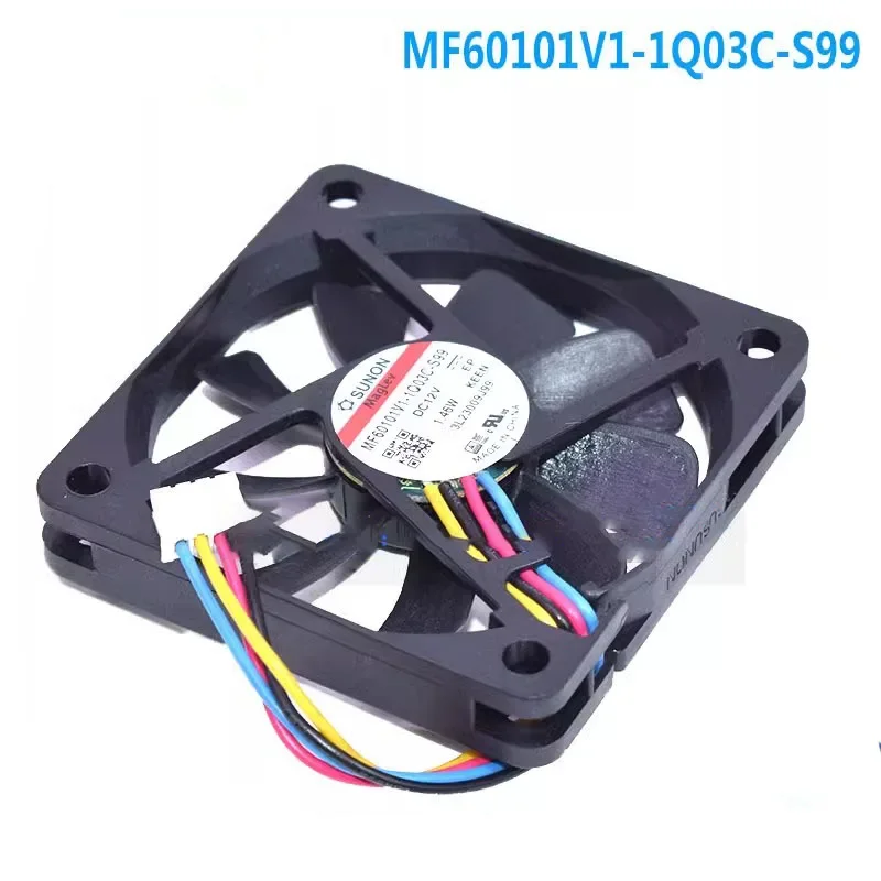 New original for SUNON MF60101V1-1Q03C-S99 6cm 6010 12V 1.46W 60*10mm 4-wire PWM speed regulation cooling fan