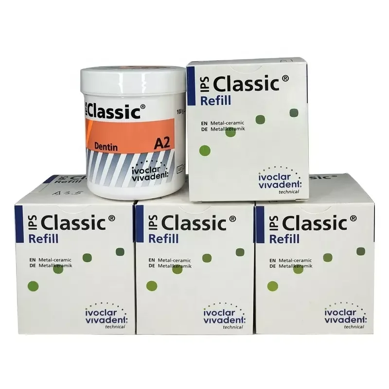 

Dental Materials Ivoclar IPS Classic V100g/bottle Laboratory Dentistry Porcelain Ceramic Powder Dentin Incisal Transparent