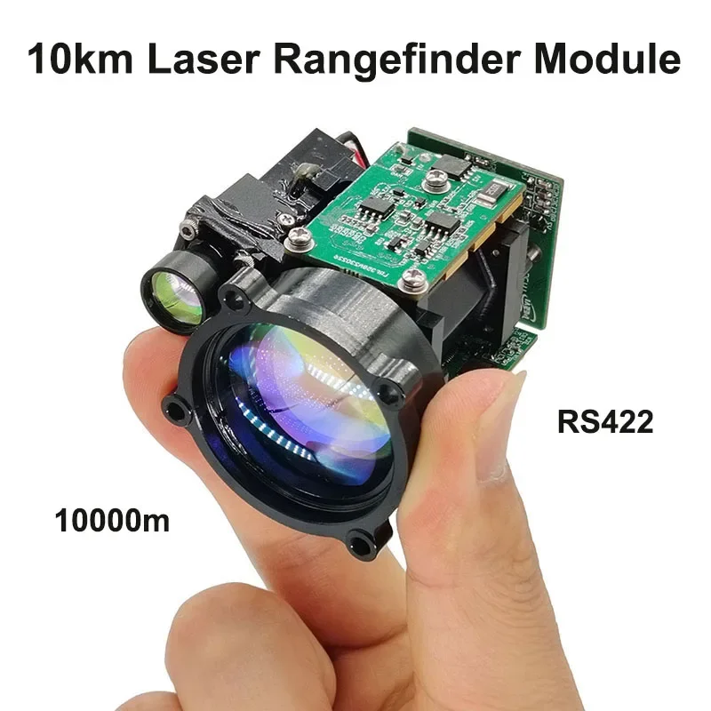 OEM 1535nm modulo telemetro Laser 10 km RS422 modulo sensore a infrarossi ricevitore Ir 0.5mrad telemetro Laser modulo 10 km