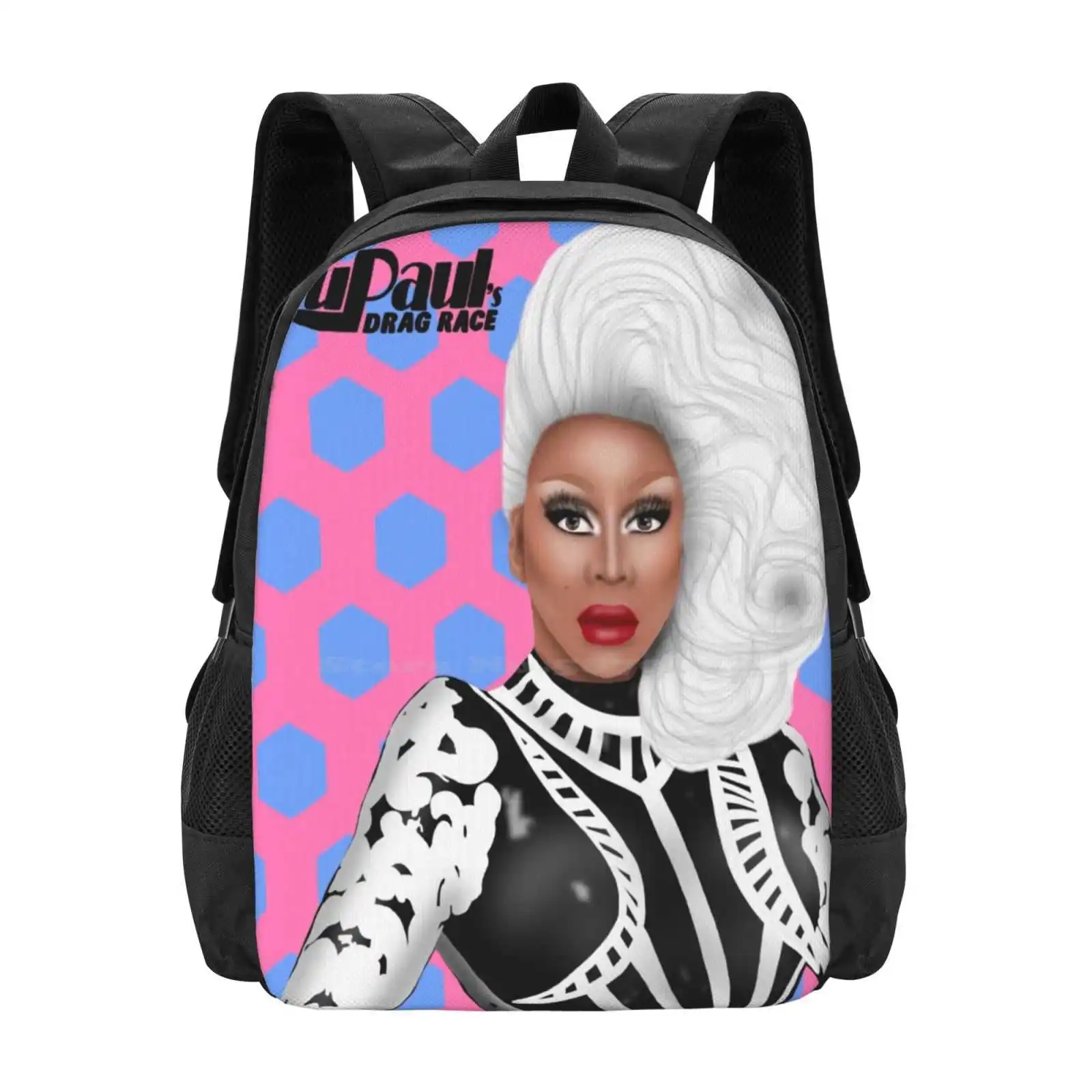 Sissy That Walk Pattern Design Laptop Travel School Bags Rupauls Drag Race Sissy That Walk Drag Queen