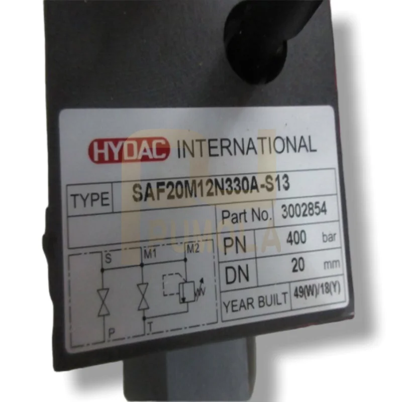 HYDAC Accumulator Is  Together Safety Valve Group SAF32M12N330A