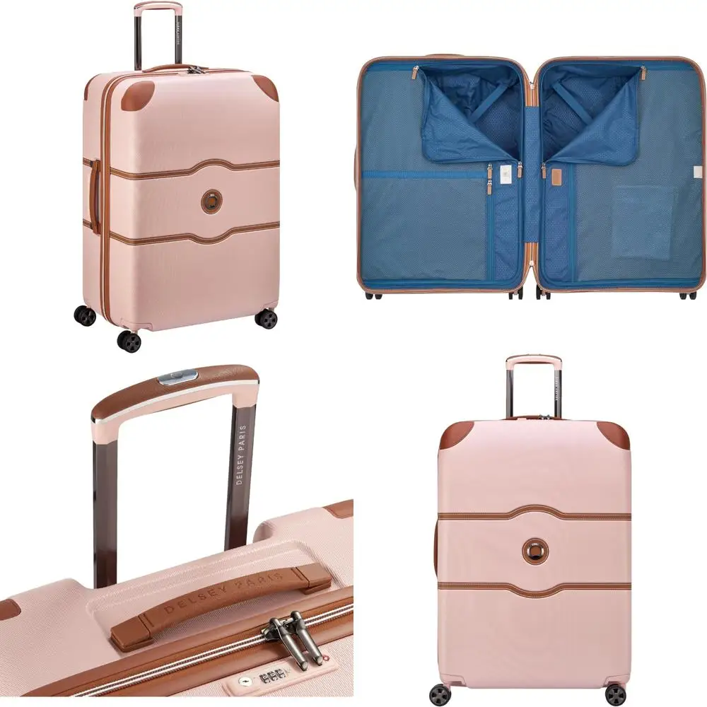 Equipaje giratorio grande de 28 pulgadas en color rosa rubor con tecnología Air 2.0 - Maleta de viaje estilo Chatelet