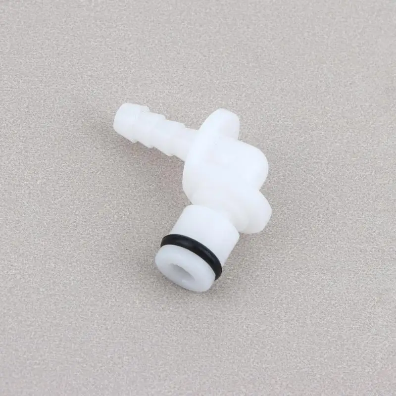 New 1/3PCS Bend Adapter Valve Sealing Conductive Male Female Connector Plastic Quick Plug Hose Connection