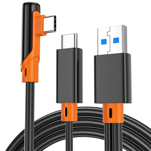 Imagen 2 del producto Cable de carga de transferencia de datos de 5Gbps, USB 3,0 a tipo C para PSVR2 Oculus Quest 3/2, Cable de enlace, auriculares VR para PICO 4, accesorios