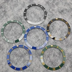 Ceramic Watch Bezel 30.5-38mm SUB Bezel Middle Luminous Watch Insert Accessories OD 38MM ID 30.5MM