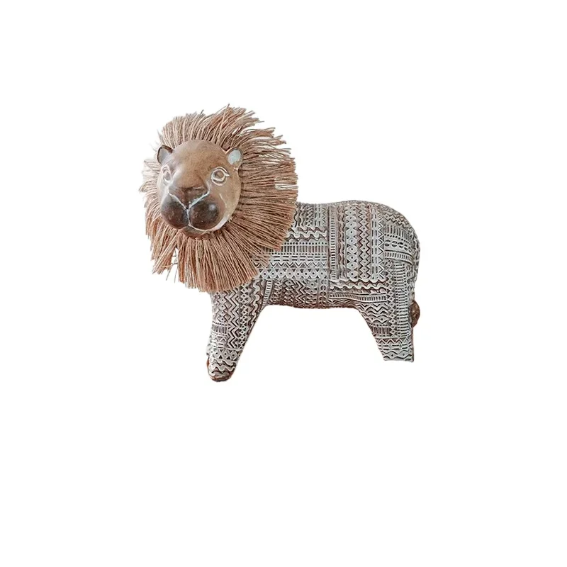 

Lucky little lion art ornament