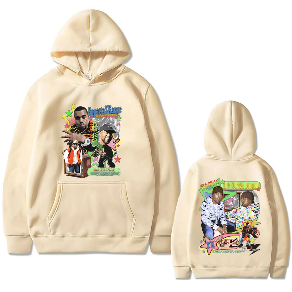 

Rapper Kanye West The College Dropout Hoodie Men Women Hip Hop Fashion Pop Music Streetwear Male Oversized Fleece Cotton Hoodies
