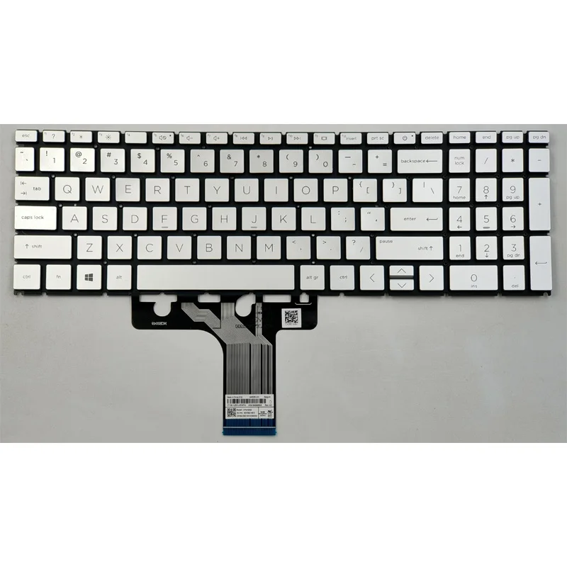 New For HP 15-EG 15-EG0003CA 15-EG0010NR 15-EG0015CL 15-EG0021NR 15-EG0025CL Laptop Keyboard US Silver Without Backlit