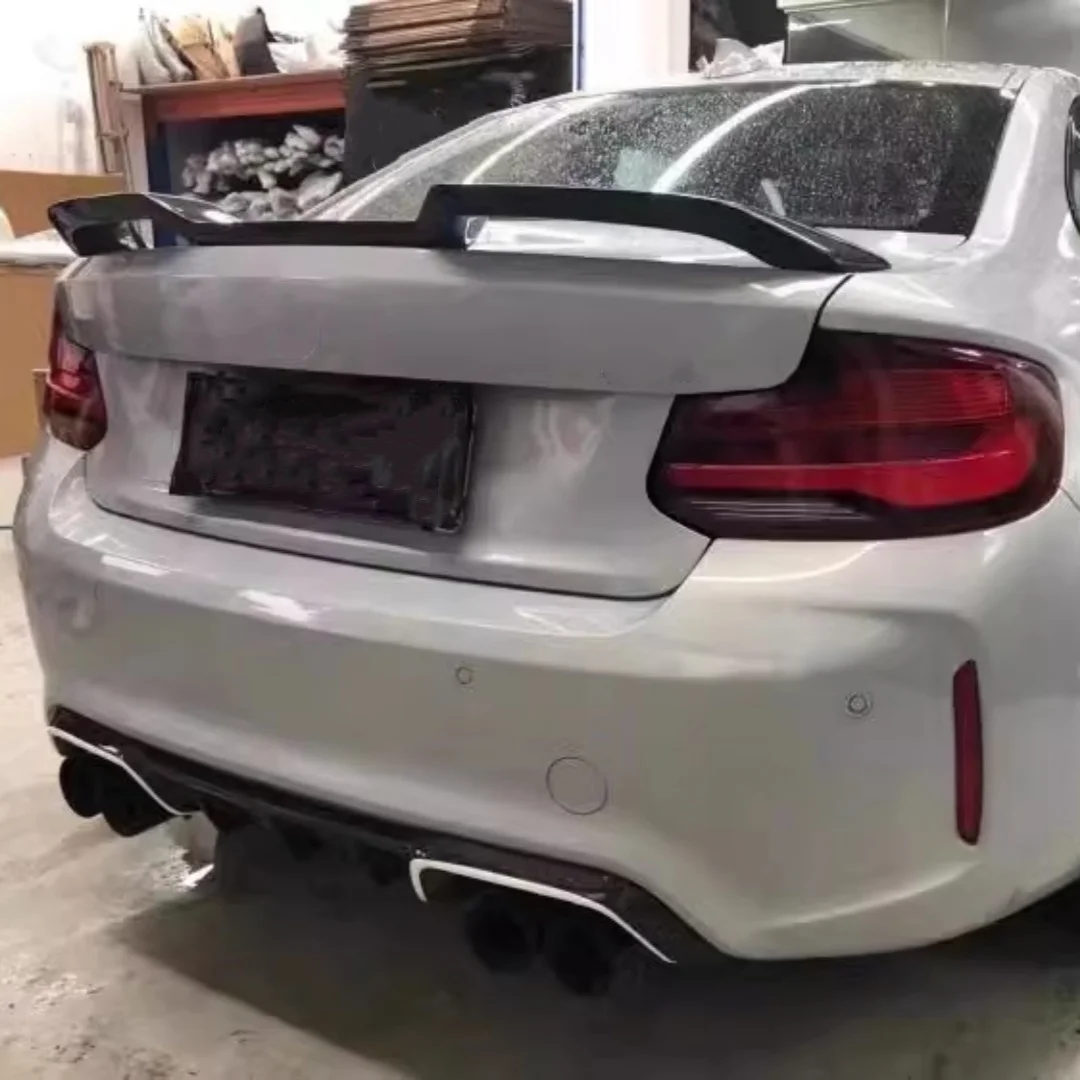 Carbon fiber Tail wing for BMW F87 M2 M2C modified No punching required Rear spoiler Wing lip Body kit Car Accessories