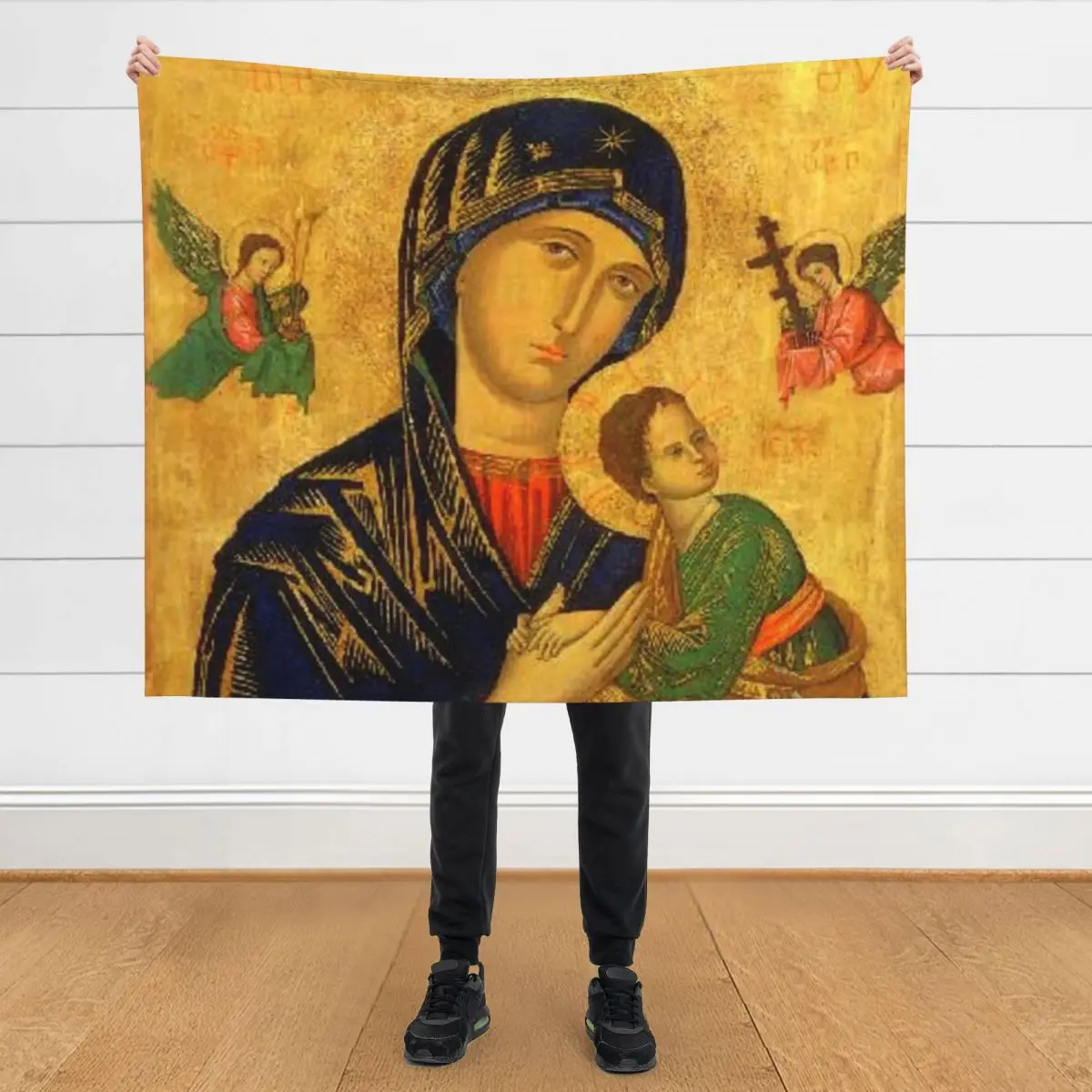 

Our Mother of Perpetual Help Throw Blanket Bed covers valentine gift ideas Furrys Blankets
